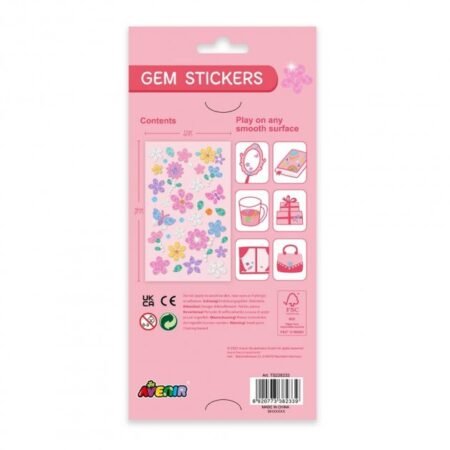 6004180 Набір наліпок, діамантові стрази *Квіти* - Зображення 2