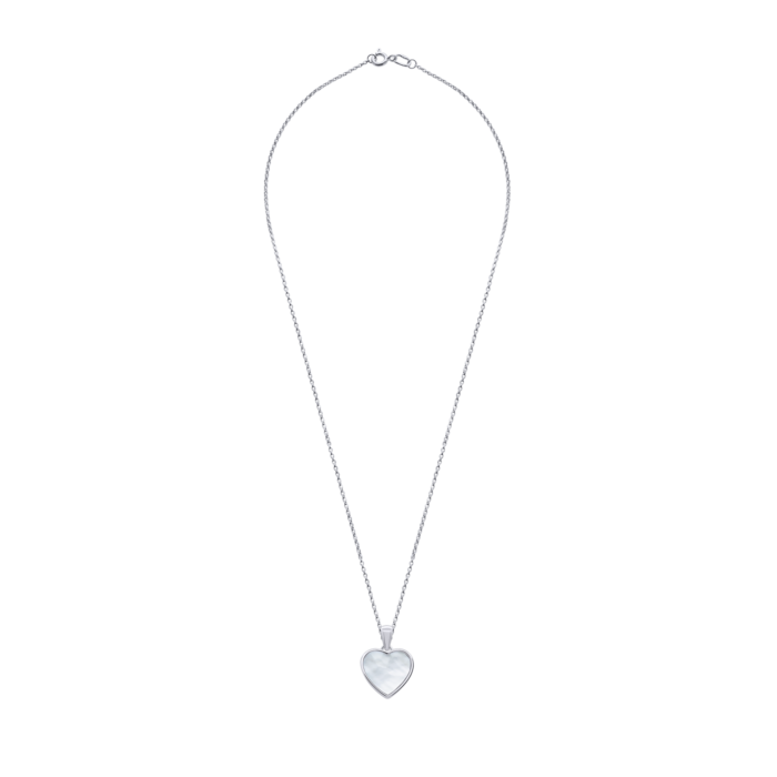 Кулон Серце велике з перламутром - Зображення 2