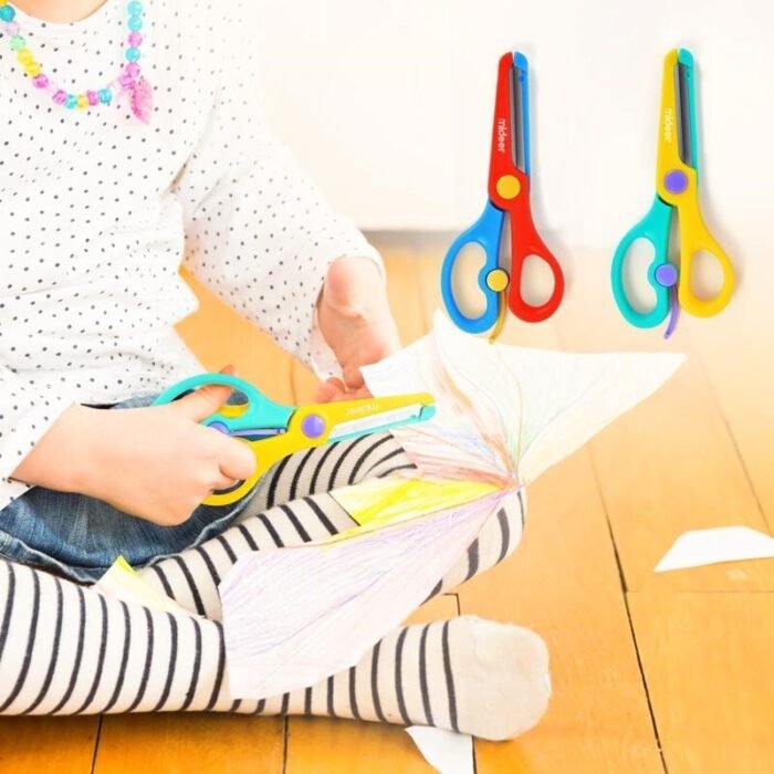 Ножниці дитячі червоно-сині - Зображення 2