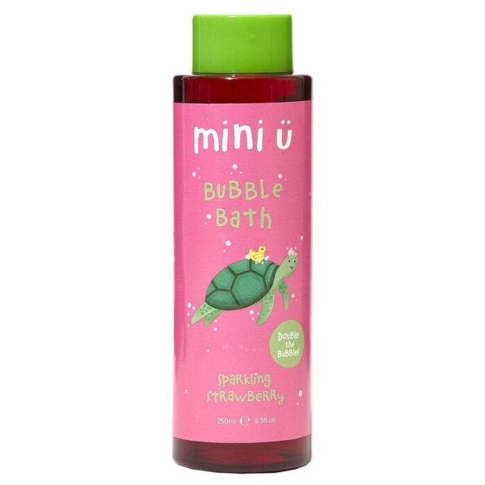 Натуральна кольорова піна для ванни 0+ -полуниця - Зображення 1