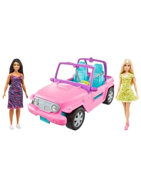 Barbie off-road car + 2 dolls - Зображення 2