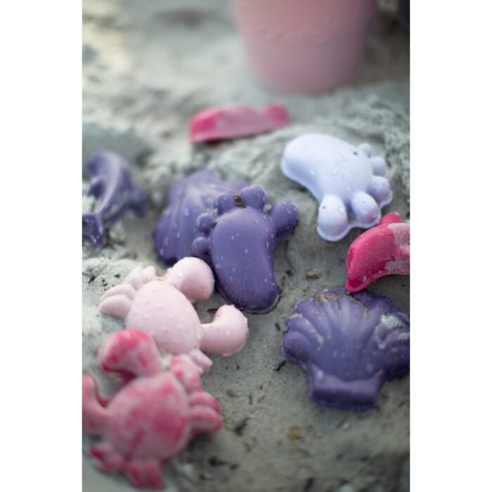 Формы для песка силиконовые 4 шт. Резинка - темно-зеленый - Зображення 3