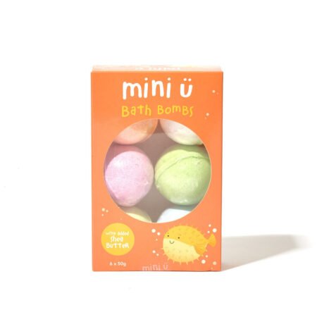 Набір з 6 бомбочок для ванни з маслом Ши