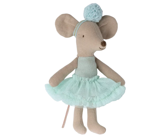 17-3105-01_4 Мишка-балерина, сестричка - світла м'ята - Зображення 1