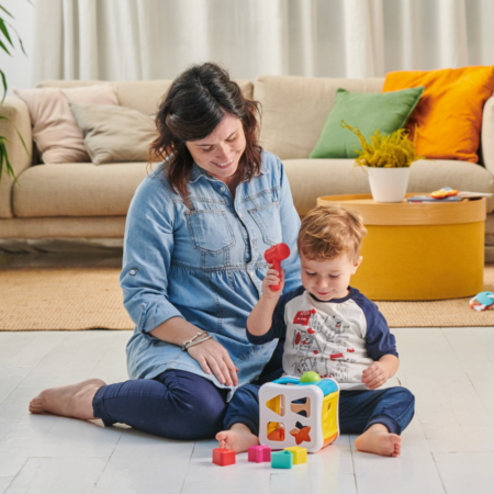 Іграшка-сортер 2 в 1 “Куб” - Зображення 2