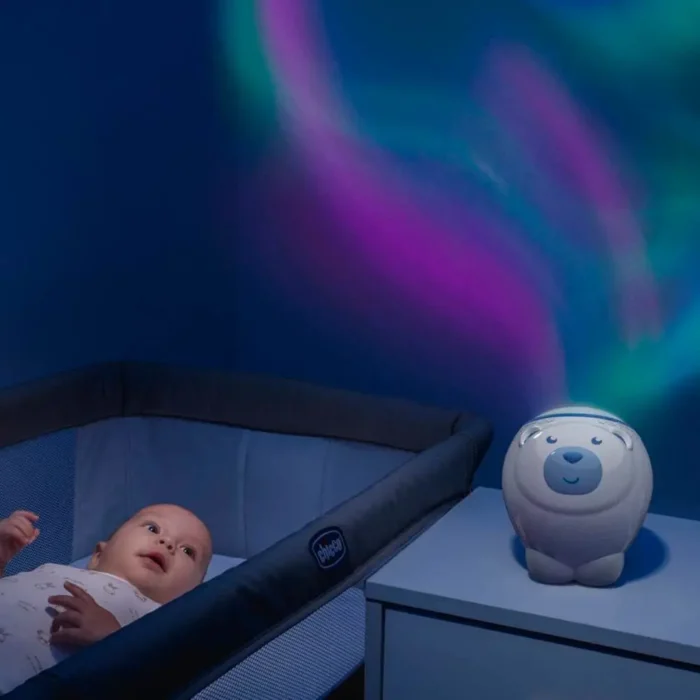 Іграшка-проектор “Полярне ведмежа* (блакитна) - Зображення 3