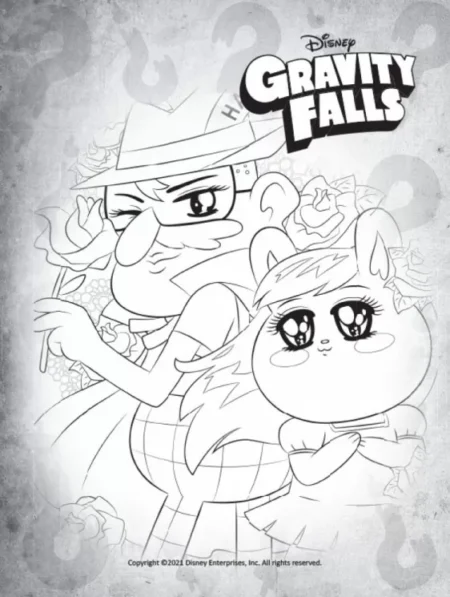 Ґравіті Фолз. Кольоровий МІКС. Пригодницька розмальовка - Зображення 3
