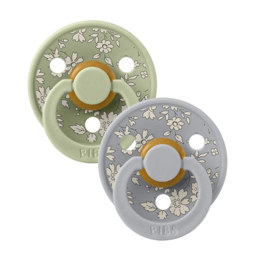 Соска пустушка 12010103 BIBS x Liberty 2 PACK Colour Capel Latex Size 2 Sage Mix - Зображення 1