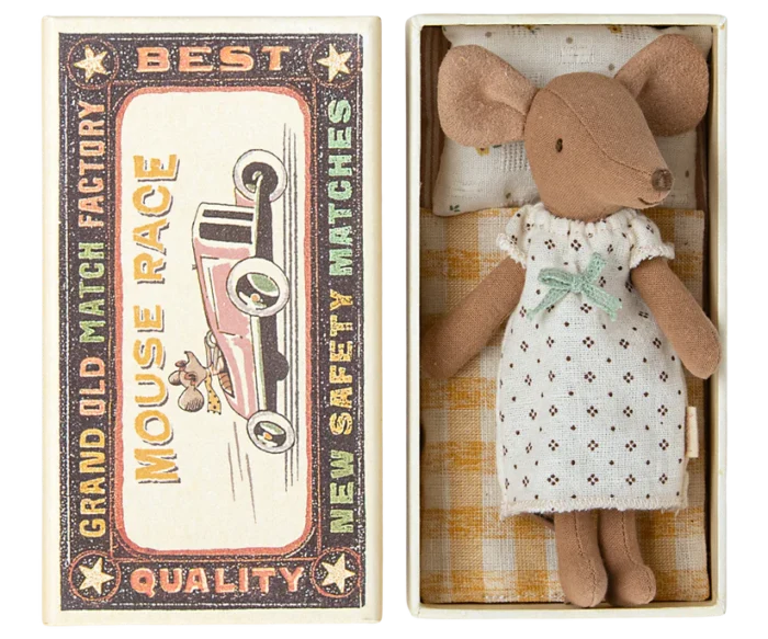 17-3202-01_3 Мишка старша сестра в сірниковій коробці Maileg - Зображення 1