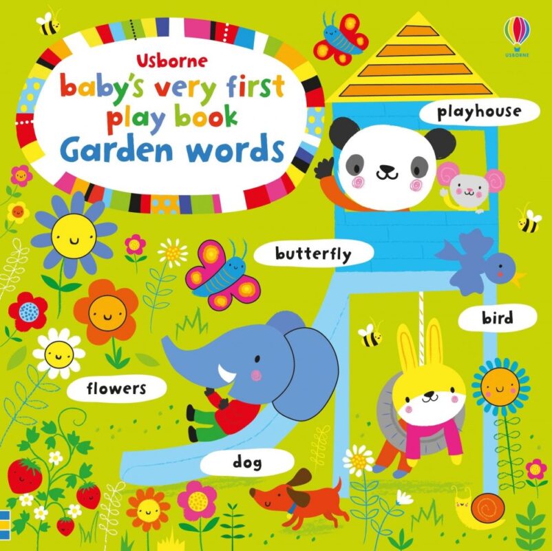 Книга видавництва Usborne Baby's very first play book garden words