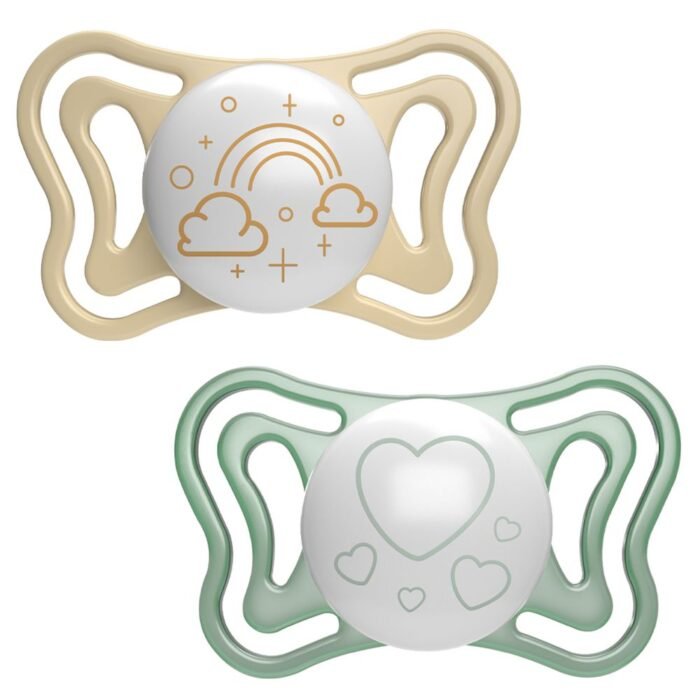 Пустушка Physio Light силіконова від 2 до 6 місяців 2шт. (люмінесцентна) - Зображення 1