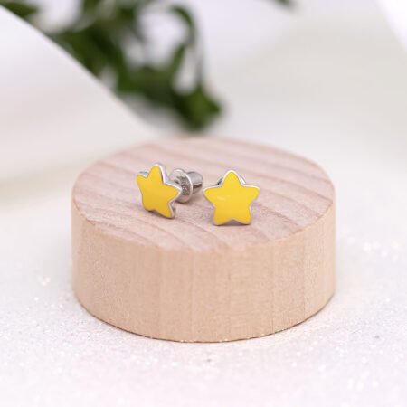 Сережки Зіроньки Жовтий - Зображення 5