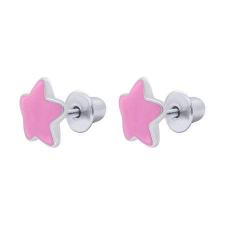 Сережки Зіроньки Рожевий - Зображення 3