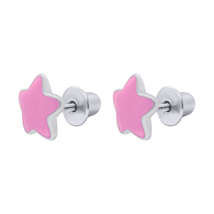 Сережки Зіроньки Рожевий - Зображення 3