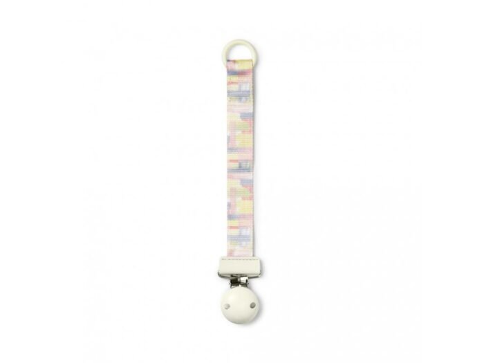 213431_dreveny-klips-na-dudlik-elodie-details-pastel-braids Elodie Details - Клипса для пустышек, Pastel Braids (деревянная) - Зображення 1