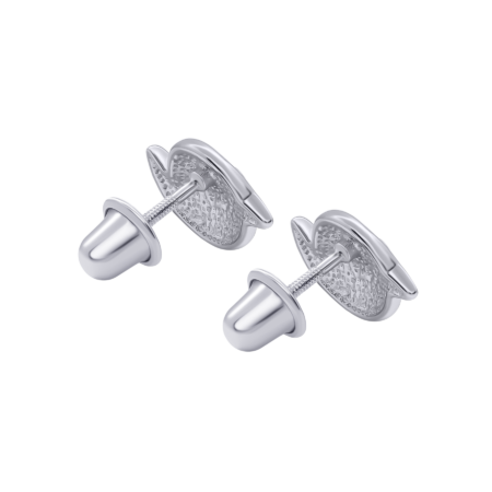 Сережки Пташка блакитні - Зображення 2