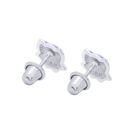 Сережки Сова Фіолетовий - Зображення 2