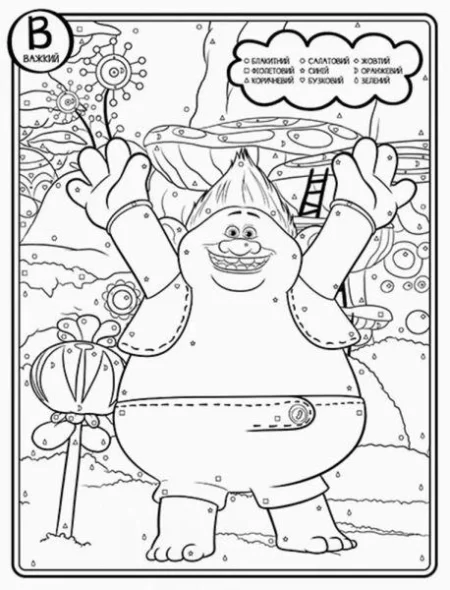 Тролі. Тролістична розмальовка. Безліч форм (У)(34.9) - Зображення 5