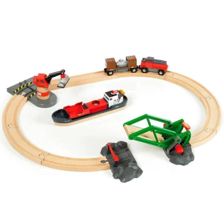 Дитяча залізниця BRIO Порт з поромом (33061) - Зображення 2