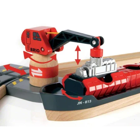 Дитяча залізниця BRIO Порт з поромом (33061) - Зображення 5
