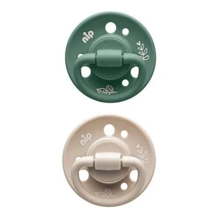 Пустушка кругла *Вишенька *  *Зелена Серія*(латекс) (від 0 до 6 місяців),(2 шт)/ NIP