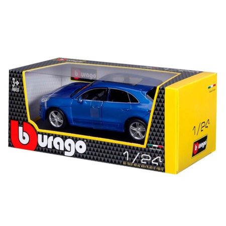 Автомодель - PORSCHE MACAN (черный, белый 1:24) - Зображення 3