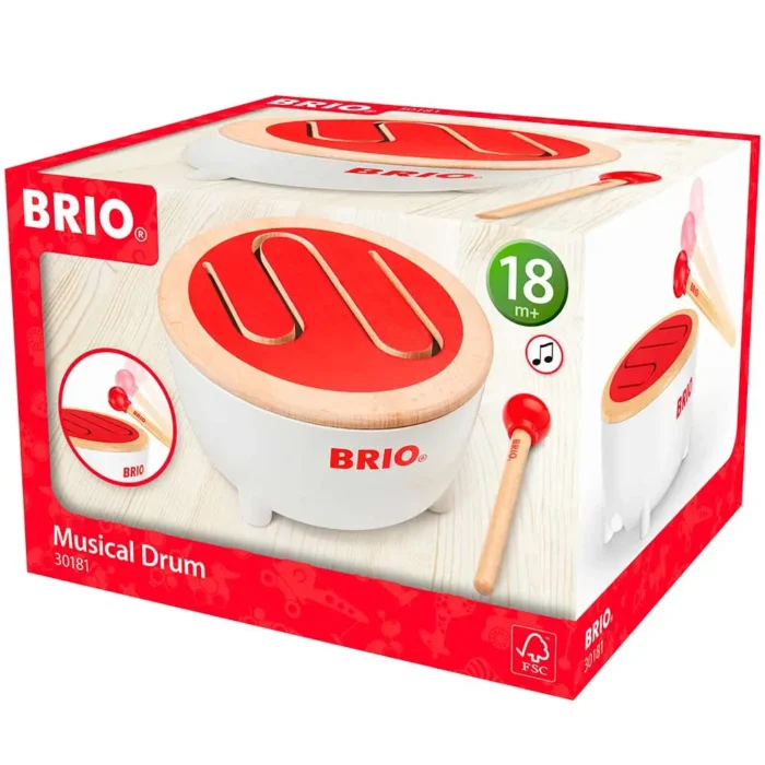 31415189529388 Музичний інструмент BRIO Барабан (30181) - Зображення 1