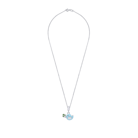 Кулон Пташка блакитна - Зображення 2