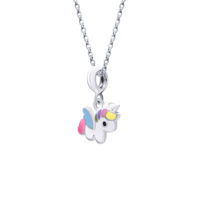 Кулон Єдиноріг кольоровий - Зображення 2