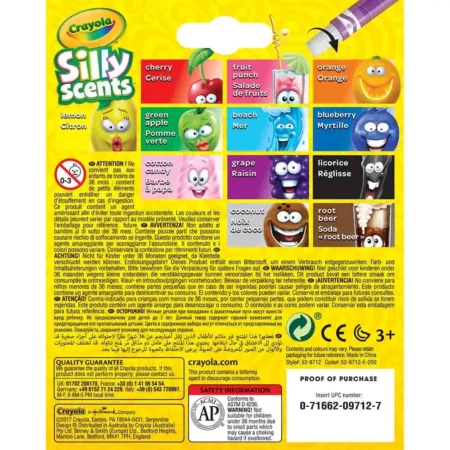 Silly Scents Набір воскової крейди *Твіст*, що викручуються, з ароматом, 12 шт - Зображення 2