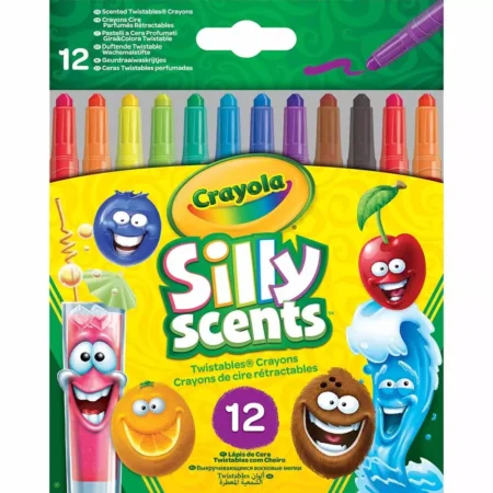 Silly Scents Набір воскової крейди *Твіст*, що викручуються, з ароматом, 12 шт