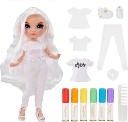 Лялька Rainbow High Color & Create Fashion Doll- Blue Eyes - Зображення 2