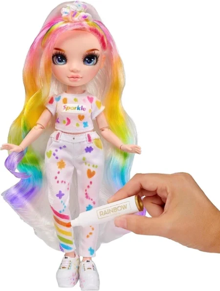 Лялька Rainbow High Color & Create Fashion Doll- Blue Eyes - Зображення 4
