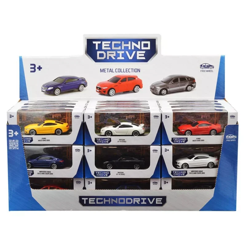 Автомодели - МИНИ-МОДЕЛИ В ДИСПЛЕЕ (ассорти, ассорт. А, 1:64)