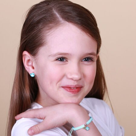 Браслет плетений Пташка блакитна - Зображення 3