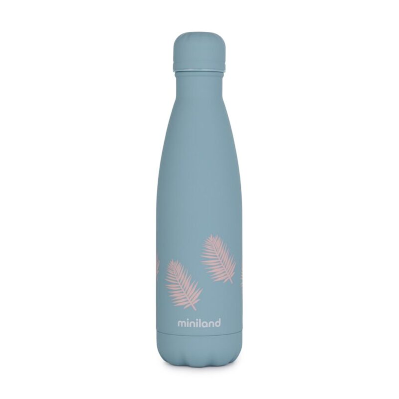 Термобутылочка BOTTLE PALMS 500ML, голубая