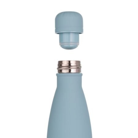 Термобутылочка BOTTLE PALMS 500ML, голубая - Зображення 2