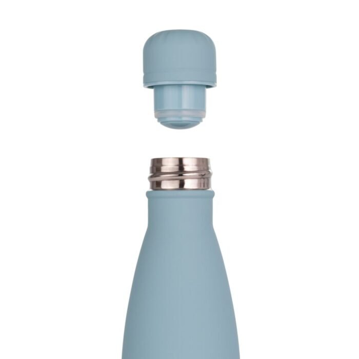 Термобутылочка BOTTLE PALMS 500ML, голубая - Зображення 2