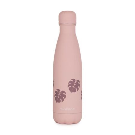 Термобутылочка BOTTLE LEAVES 500ML, пудра