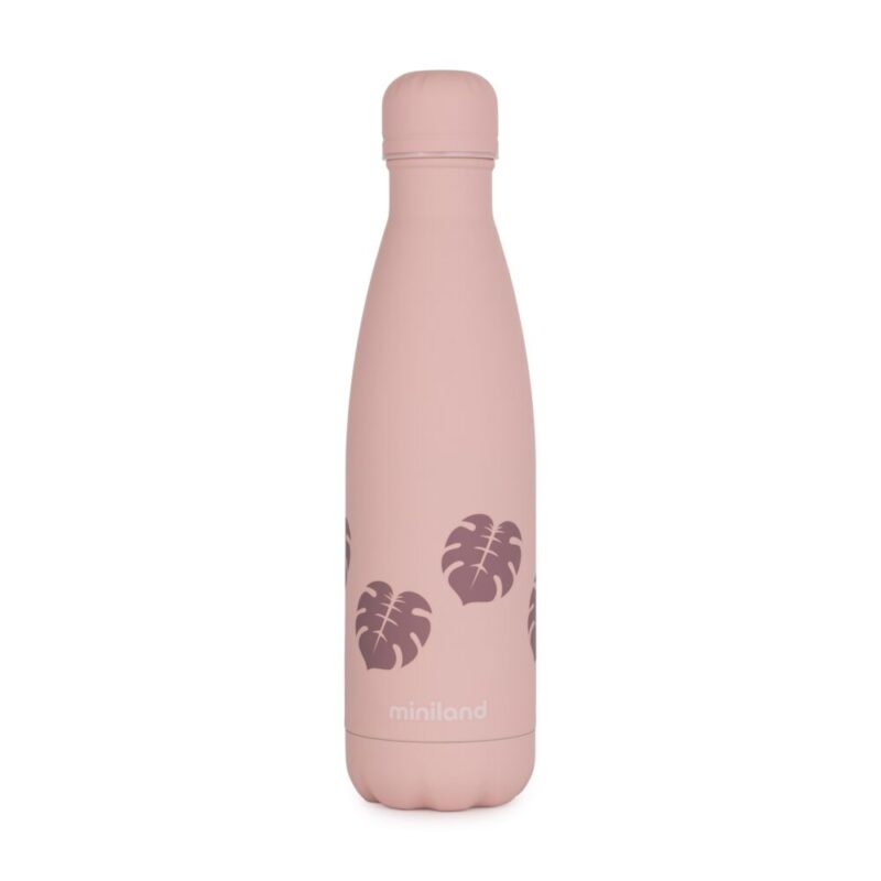 Термобутылочка BOTTLE LEAVES 500ML, пудра