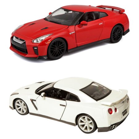 Автомодель - NISSAN GT-R (ассорти красный, белый металлик, 1:24) - Зображення 3