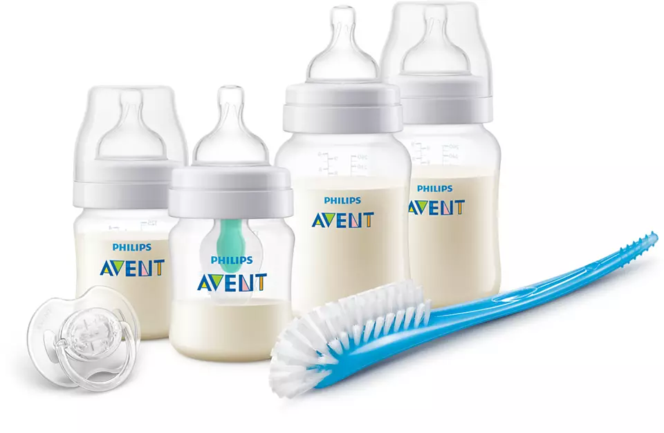 53893eb771154058ad74ac550151a522 Подарунковий набір Avent Anti-colic з клапаном AirFree™ (SCD807/00) - Зображення 1
