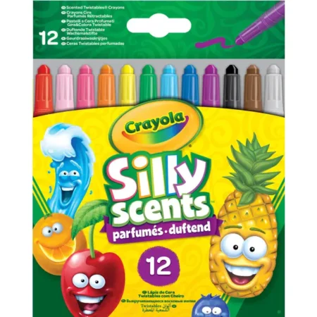 Silly Scents Набір воскової крейди *Твіст*, що викручуються, з ароматом, 12 шт