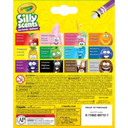 Silly Scents Набір воскової крейди *Твіст*, що викручуються, з ароматом, 12 шт - Зображення 2