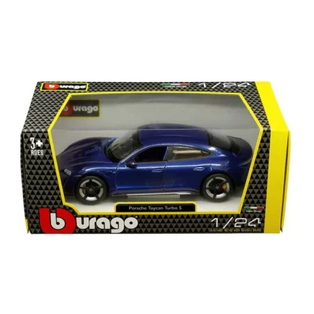 Автомодель - PORSCHE TAYCAN TURBO S (ассорти синий, белый, 1:24) - Зображення 2