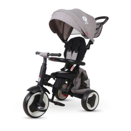 Велосипед складаний триколісний дитячий Qplay RITO+ EVA Grey (0686268625102)