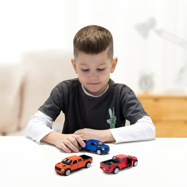580084_10 Автомодель - FORD F-150 SVT Raptor (красный) - Зображення 10