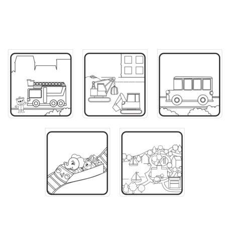 Водні розмальовки *Магічні перетворення* Місто - Зображення 2