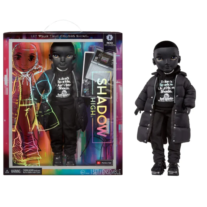 Лялька Shadow High S23 Fashion Doll - Rexx Mcqueen (Black) - Зображення 1