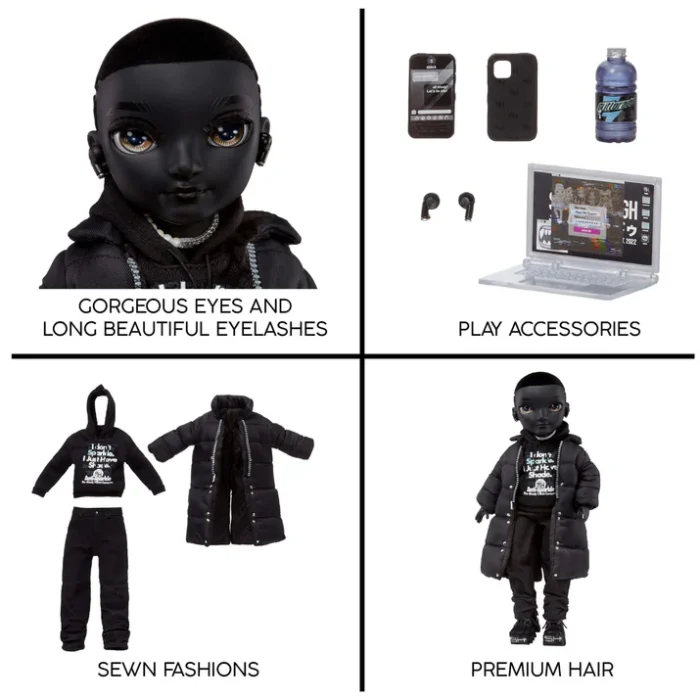 Лялька Shadow High S23 Fashion Doll - Rexx Mcqueen (Black) - Зображення 5
